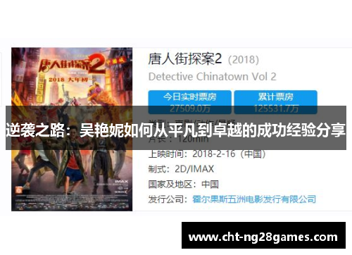 逆袭之路：吴艳妮如何从平凡到卓越的成功经验分享